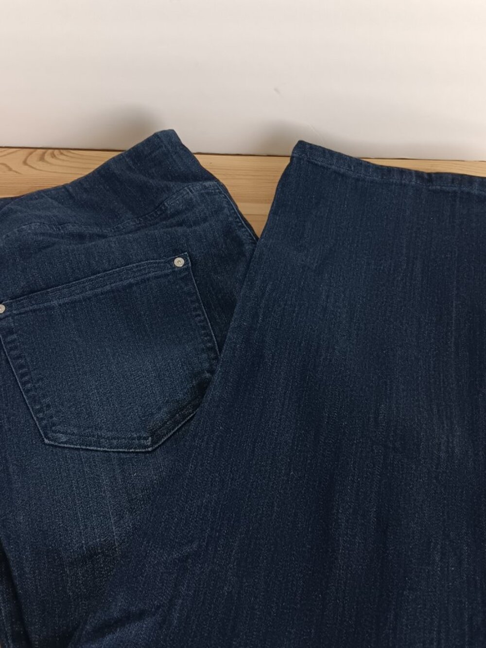 Belle by Kim Gravel Tall Primabelle Straight Leg Cropped Jean, Sz 16T a575234 - Picture 3 of 4